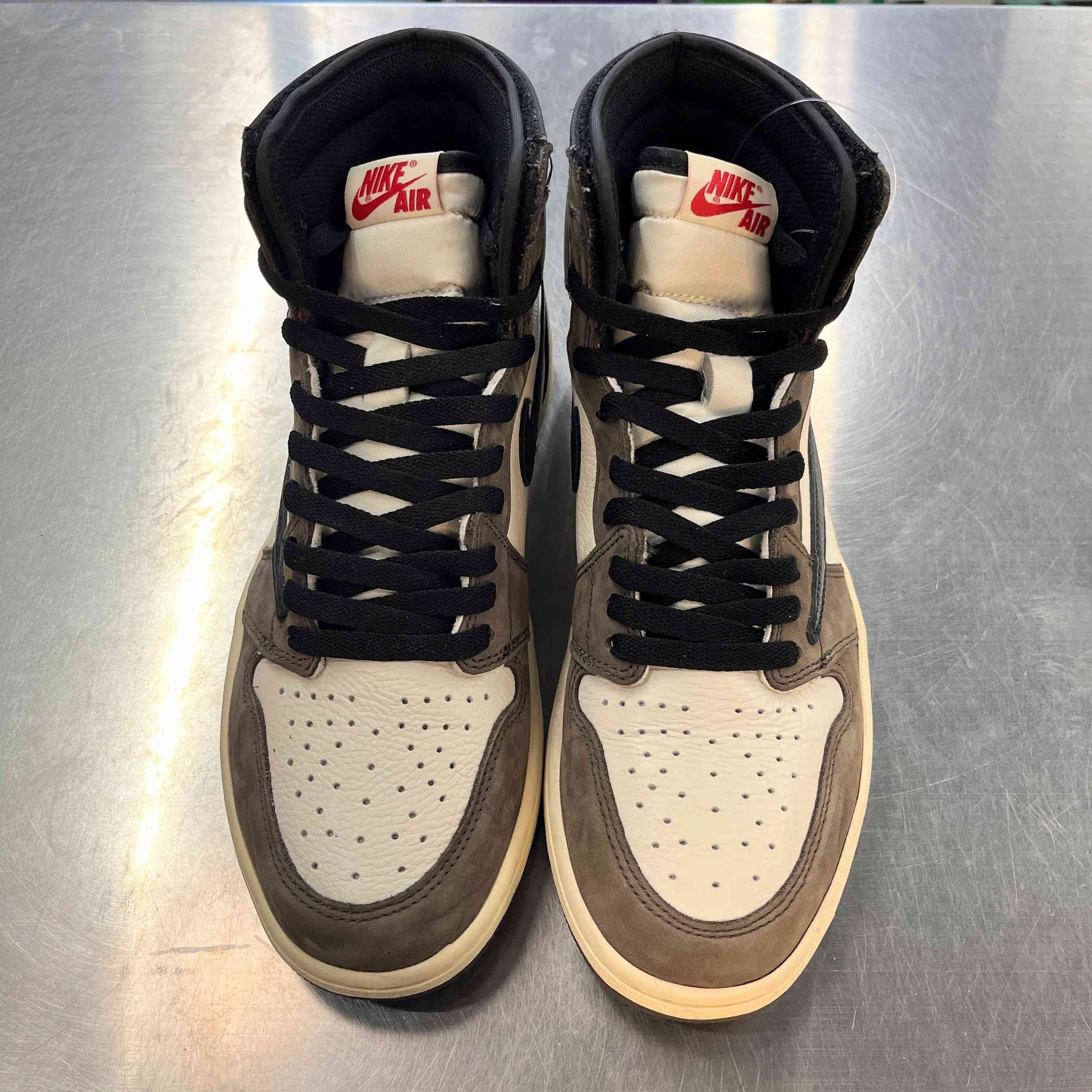 【US9.5】 AIR JORDAN 1 HIGH OG TS SP TRAVIS SCOTT CD4487-100 【USED】