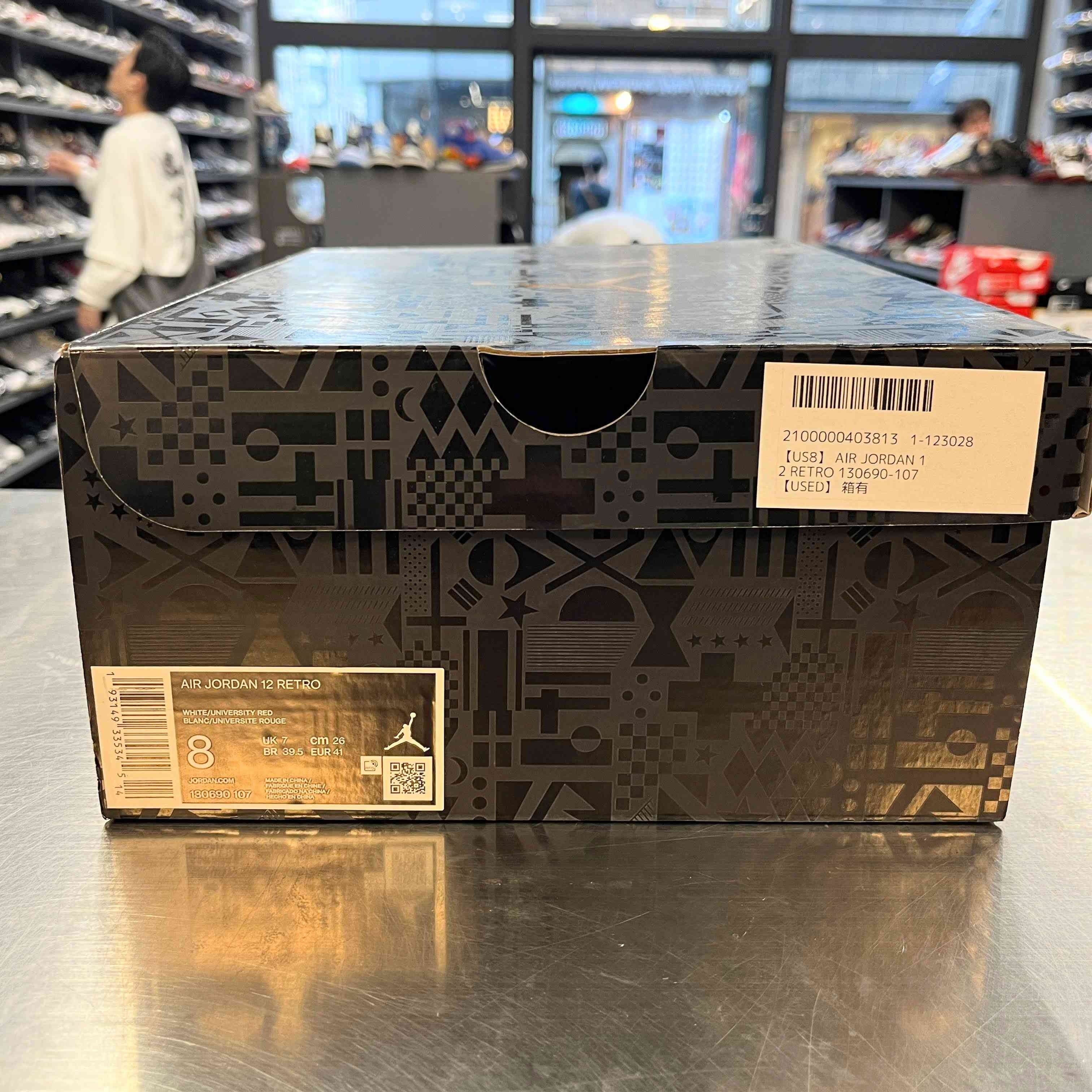 【US8】 AIR JORDAN 12 RETRO 130690-107 【USED】