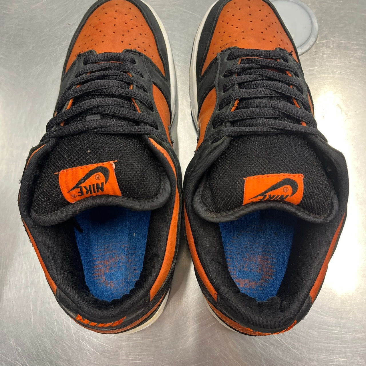 【US9.5】 NIKE SB DUNK LOW PRO SB ORANGE FLASH 304292-801 【USED】