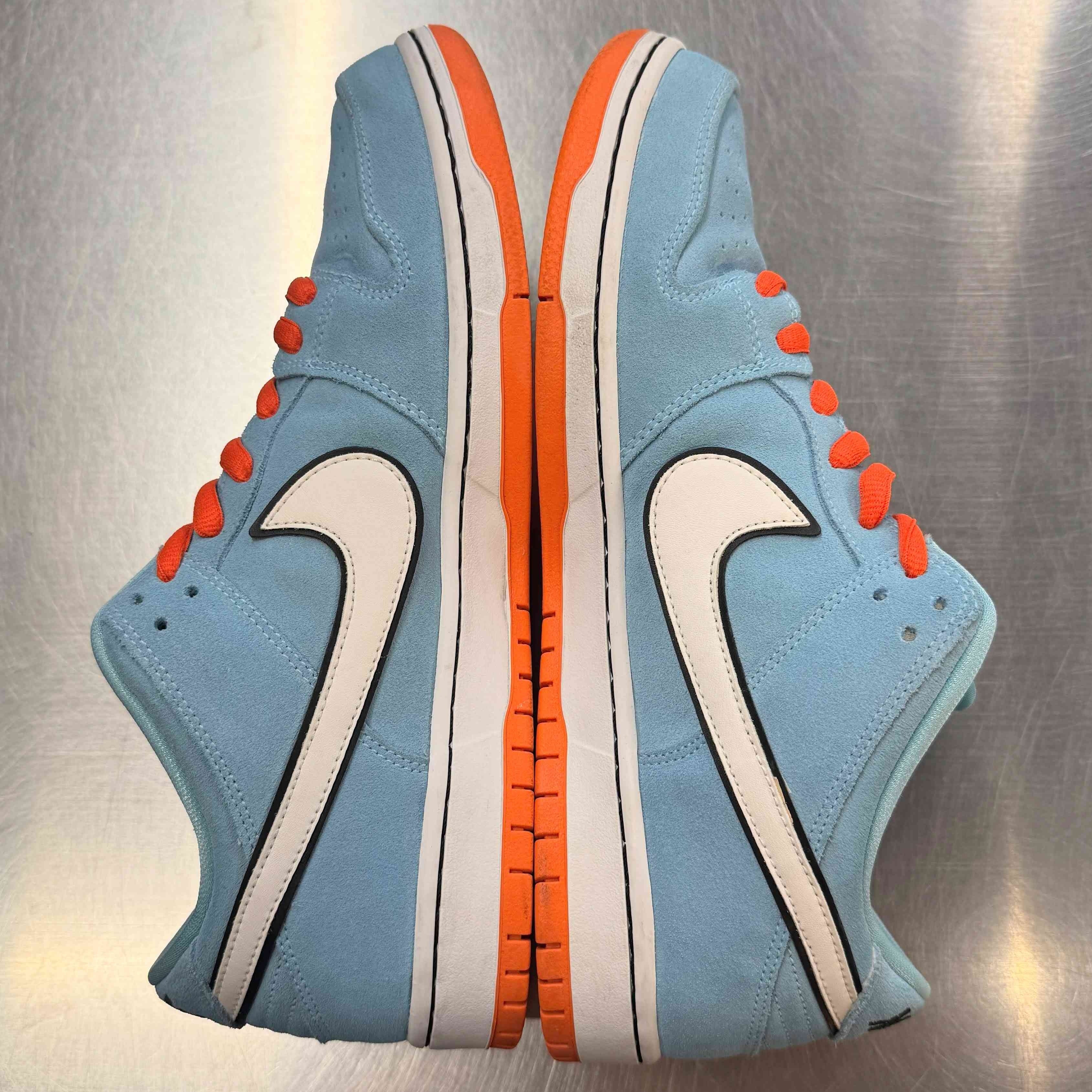 【US12】 NIKE SB SB DUNK LOW PRO GULF RACING BQ6817-401 【USED】