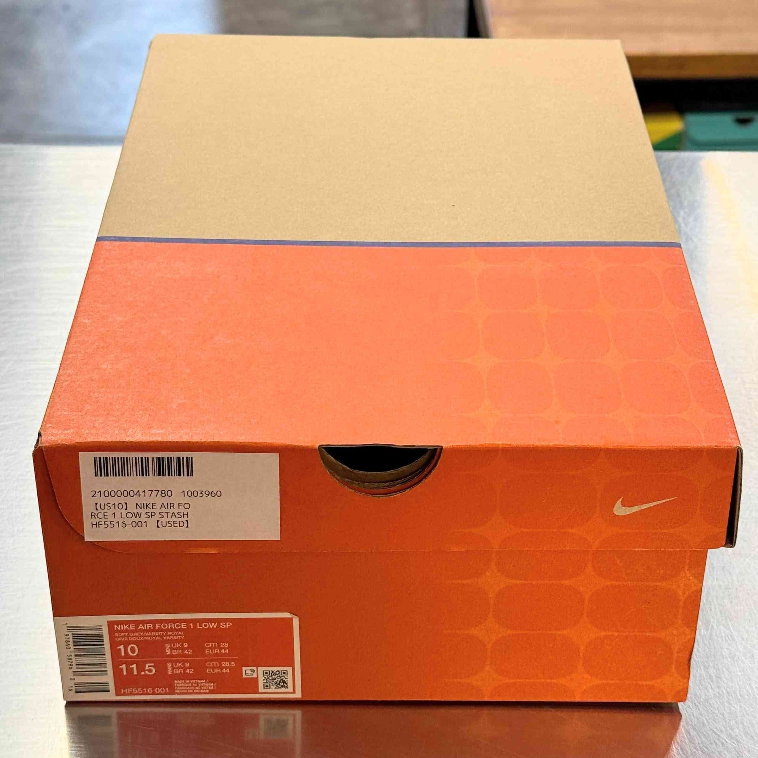 【US10】 NIKE AIR FORCE 1 LOW SP STASH HF5516-001 【USED】