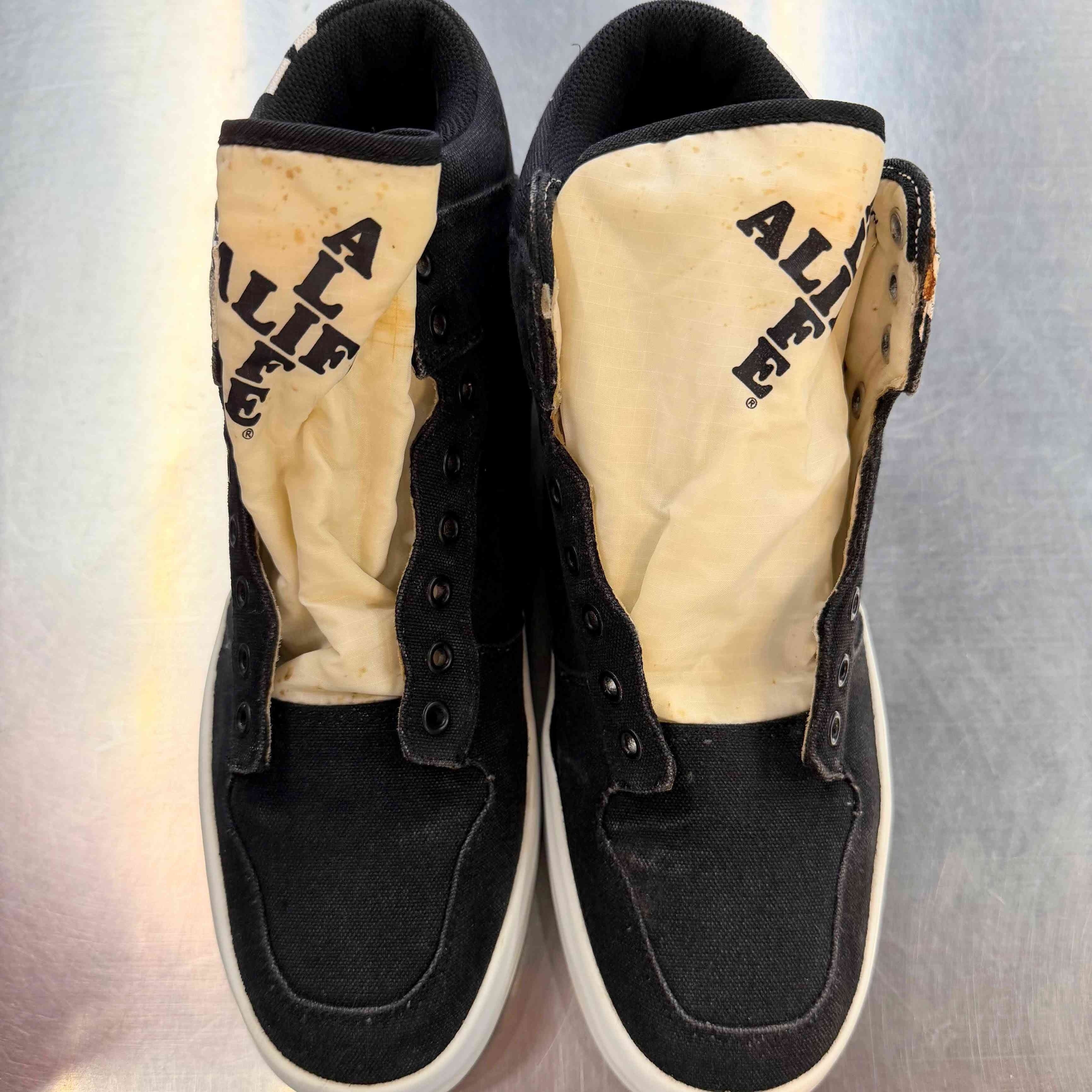 【US10.5】 ALIFE EVERYBODY HIGH CROSS-CANVAS SU9EVHIX3 【USED】