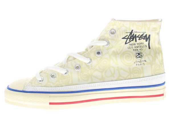 【US8】 STUSSY CAUSE WORLD TOUR HITOP / WHITE 06FSP00565 【DS】