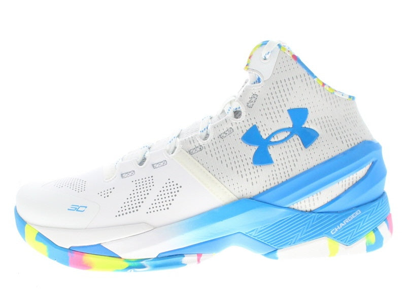【US9.5】 UNDER ARMOUR UA CURRY 2 SPLASH PARTY 3026282-100 【DS】