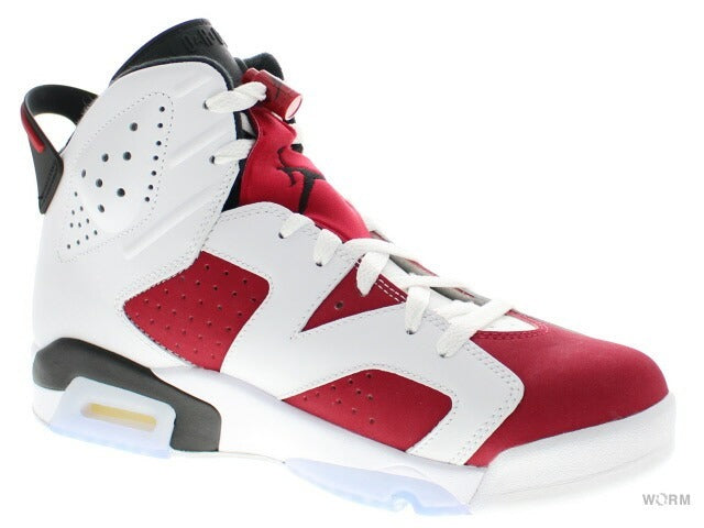 【US9】 AIR JORDAN 6 RETRO Carmine 384664-160 【DS】