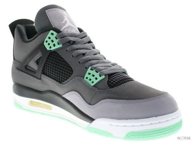 【US11】 AIR JORDAN 4 RETRO Green Glow 308497-033 【DS】