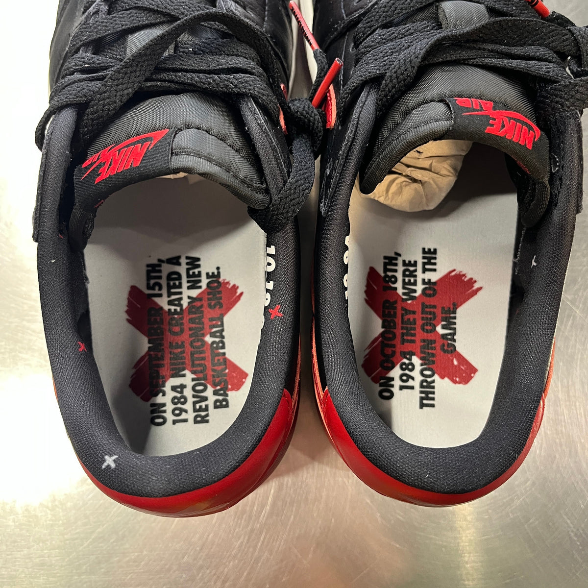 【US10.5】 AIR JORDAN 1 RETRO LOW OG Banned IW6276-001 【USED】
