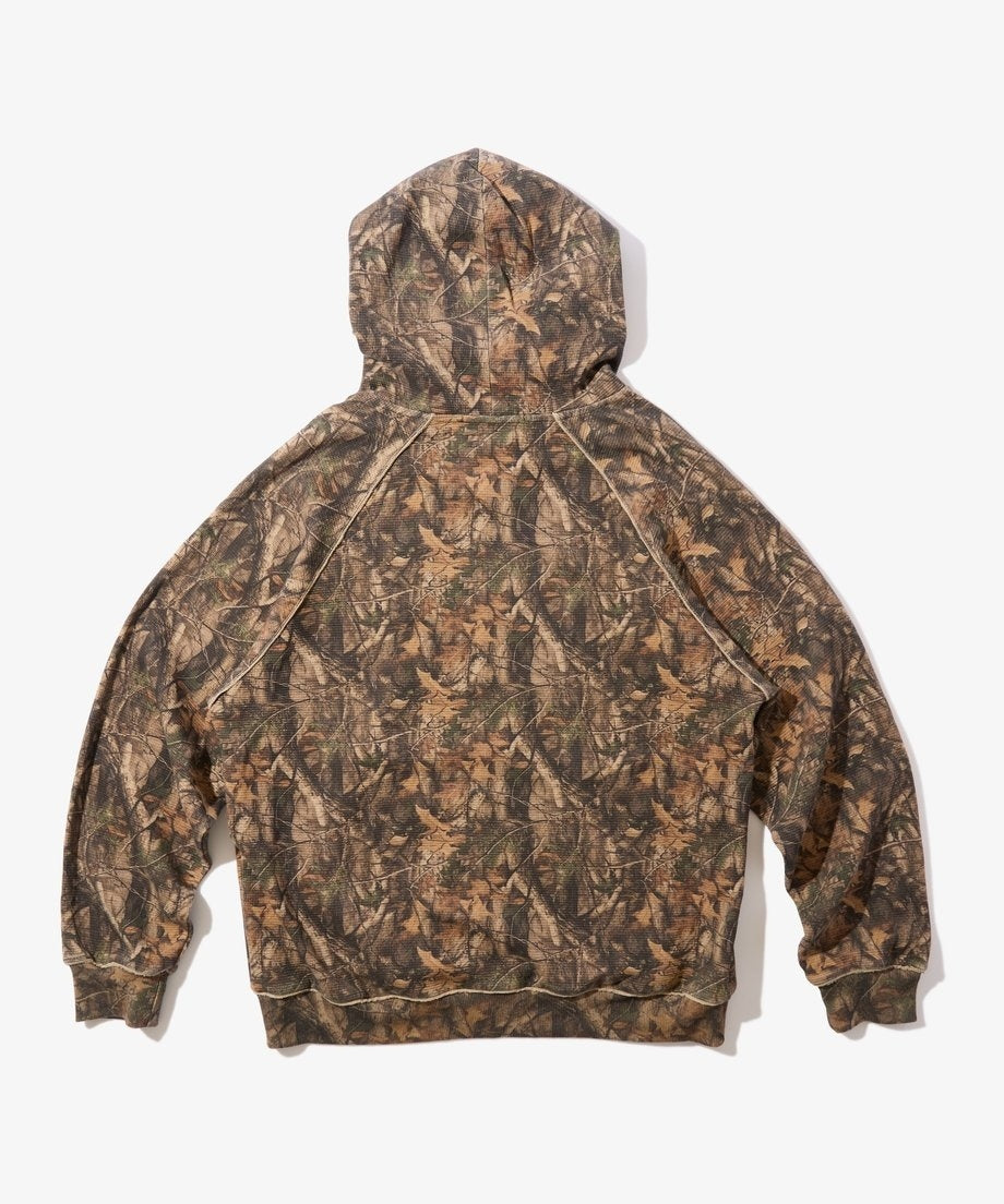 Diaspora skateboards Dry Waffle Full Zip Hoodie Realtree Camo M