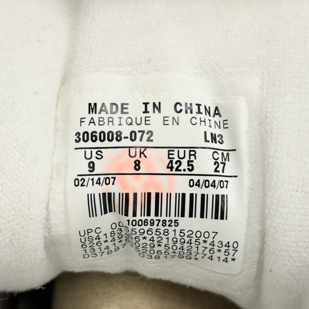 【US9】 AIR JORDAN 11 RETRO LOW 306008-072 【DS】