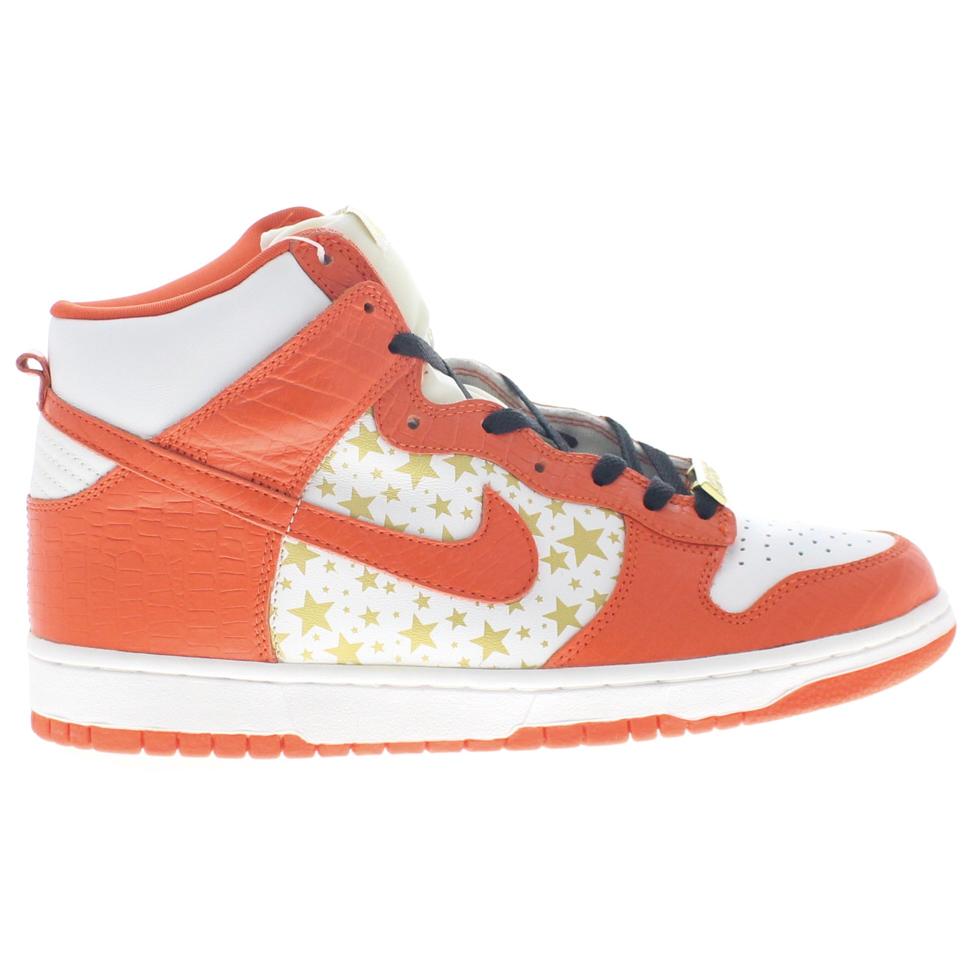 Supreme × Nike SB Dunk High "Orange Stars"