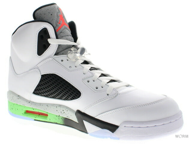 【US9.5】 AIR JORDAN 5 RETRO PRO STARS POISON GREEN 136027-115 【DS】