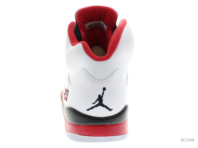 【US12】  AIR JORDAN 5 RETRO FIRE RED BLACK TONGUE 2013 136027-120 【DS】