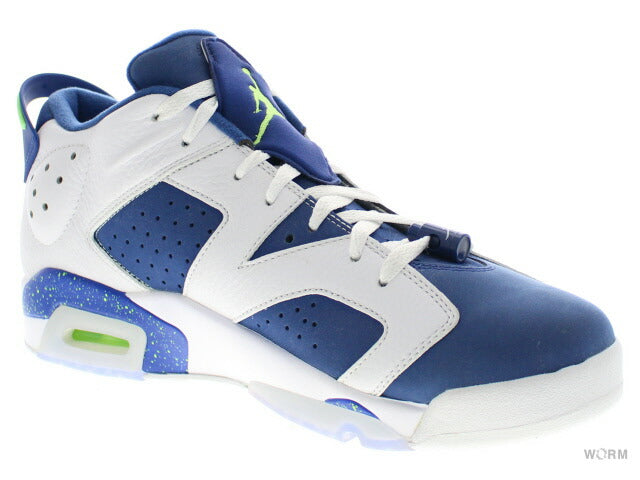 【US10.5】 AIR JORDAN 6 RETRO LOW SEAHAWKS 304401-106 【DS】