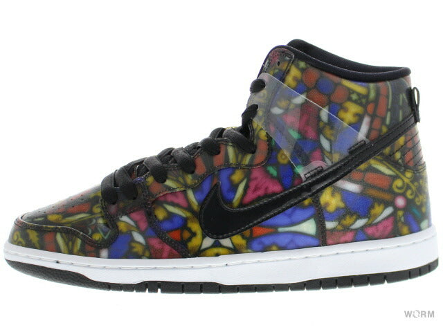 【US8】 NIKE SB DUNK HIGH PREMIUM CONCEPTS STAINED GLASS 313171-606 【DS】