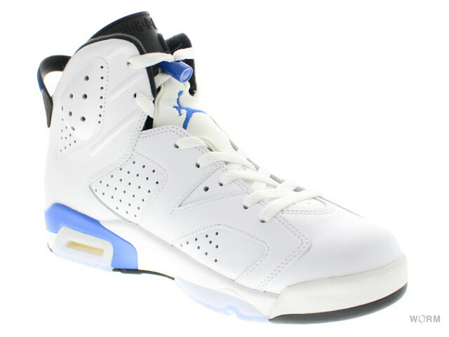 【US9.5】 AIR JORDAN 6 RETRO SPORT BLUE 384664-107 【DS】