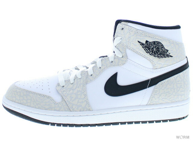 【US11】 AIR JORDAN 1 RETRO HIGH “WHITE ELEPHANT PRINT” 839115-106 【DS】