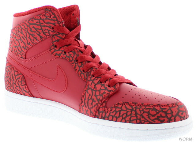 【US11】 AIR JORDAN 1 RETRO HIGH RED ELEPHANT PRINT 839115-600 【DS】