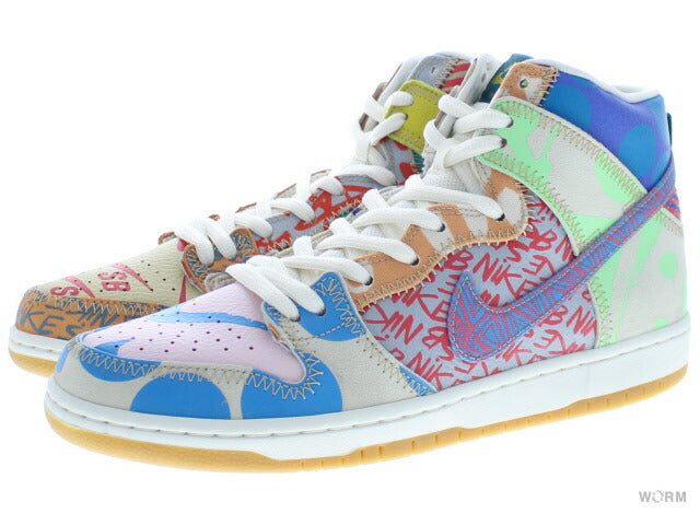 【US7】 NIKE SB ZOOM DUNK HIGH PREM WHAT THE 918321-381 【DS】