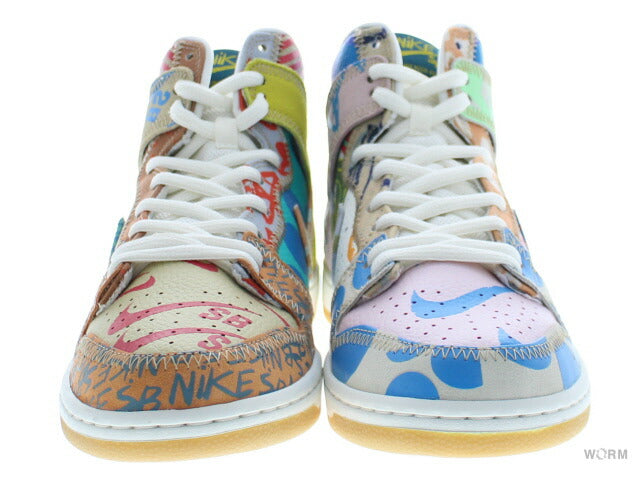 【US7】 NIKE SB ZOOM DUNK HIGH PREM WHAT THE 918321-381 【DS】