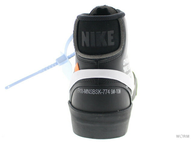 【US9】 NIKE THE 10:BLAZER MID OFF-WHITE GRIM REAPER AA3832-001 【DS】