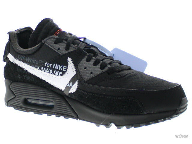 [US8.5] NIKE THE 10:AIR MAX 90 OFF-WHITE BLACK AA7293-001 [DS]