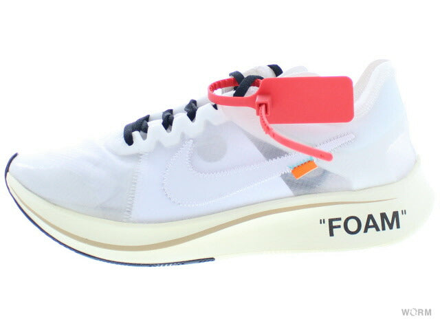 【US8】 NIKE THE 10:ZOOM FLY OFF-WHITE AJ4588-100 【DS】