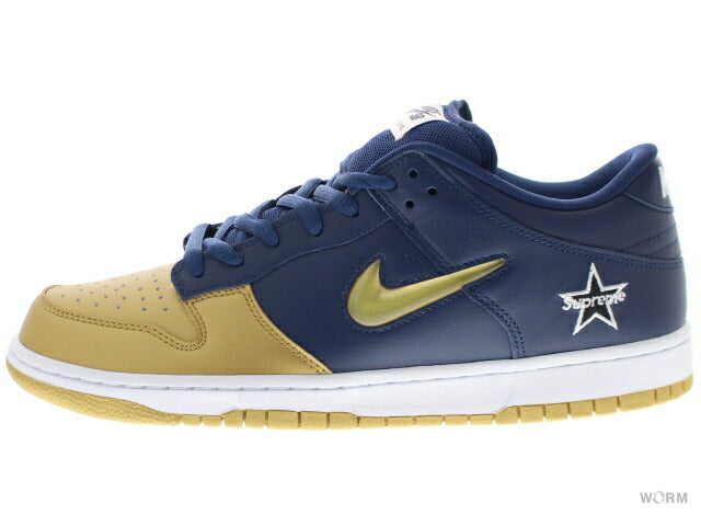 【US10.5】 NIKE SB DUNK LOW OG QS “SUPREME JEWEL SWOOSH GOLD” CK3480-700 【DS】