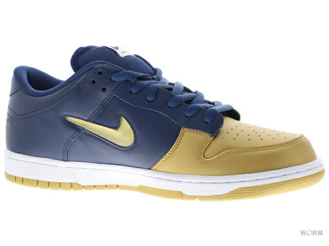 【US10.5】 NIKE SB DUNK LOW OG QS “SUPREME JEWEL SWOOSH GOLD” CK3480-700 【DS】