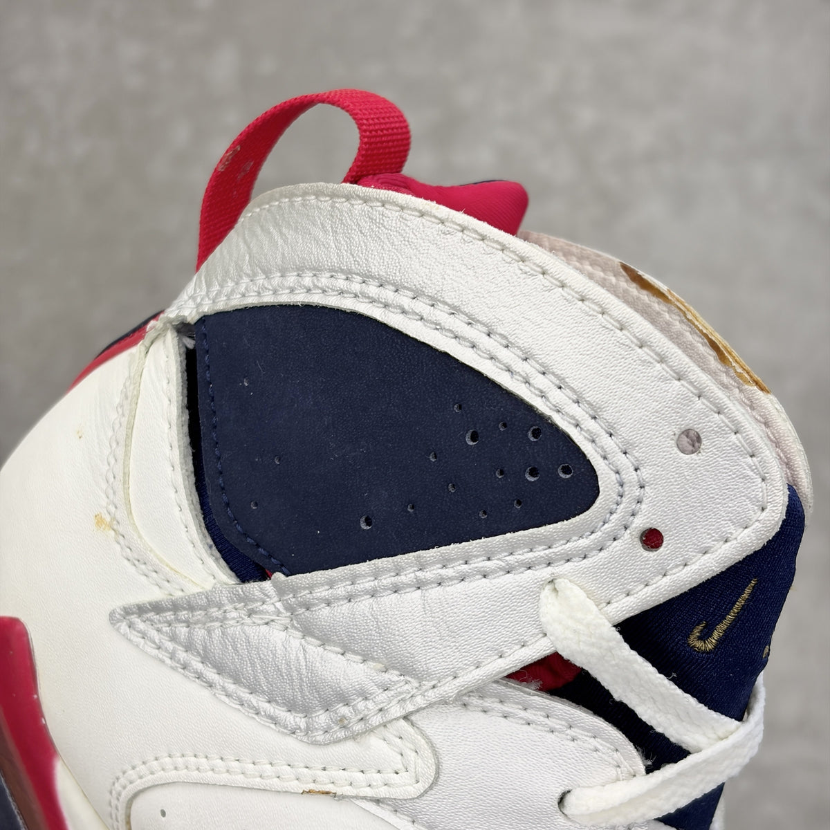 【US8】 AIR JORDAN 7 OG 1992 BARCELONA OLYMPIC 130157-110 【DS】