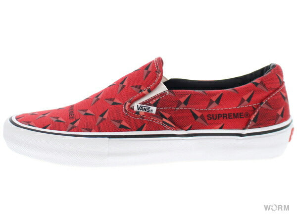 【US9.5】 VANS SLIP-ON Supreme VN0A347VTEH 【DS】