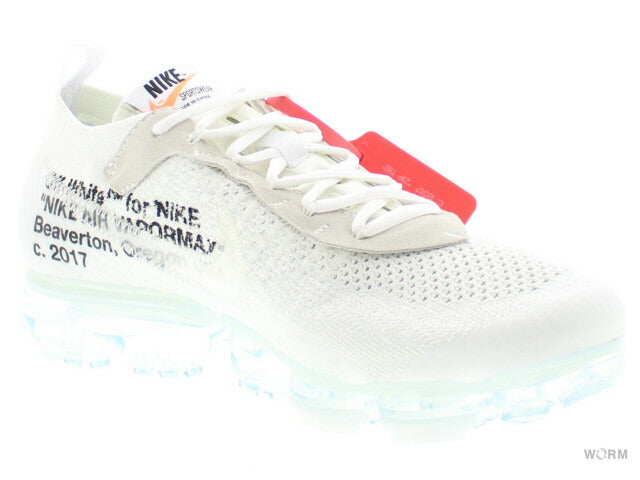 【US8.5】 NIKE THE 10 : AIR VAPORMAX FK OFF WHITE WHITE AA3831-100 【DS】