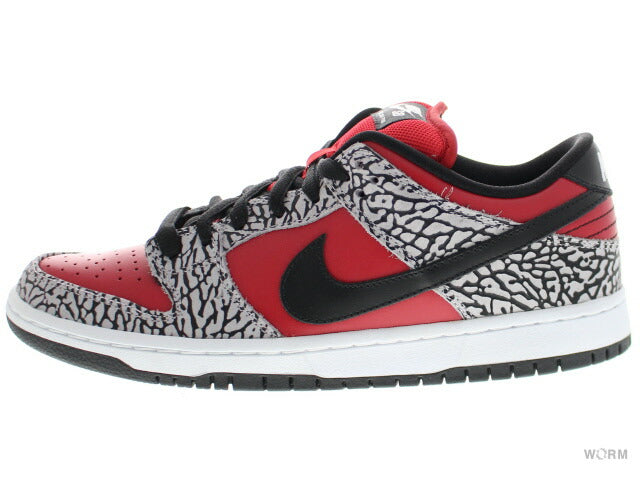 【US10】 NIKE SB DUNK LOW PREMIUM SB SUPREME RED CEMENT 313170-600 【DS】