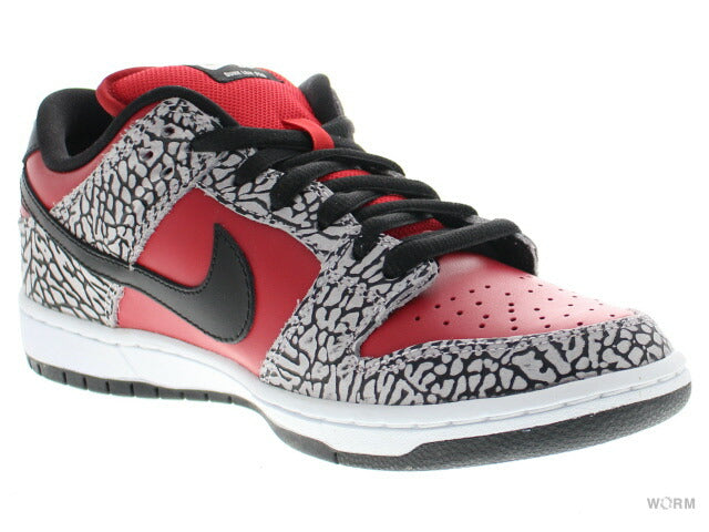 【US10】 NIKE SB DUNK LOW PREMIUM SB SUPREME RED CEMENT 313170-600 【DS】