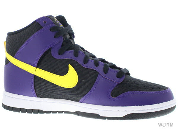 【US9】 NIKE DUNK HI PRM EMB LAKERS DH0642-001 【DS】