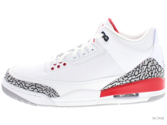 【US9.5】 AIR JORDAN 3 RETRO KATRINA 136064-116 【DS】