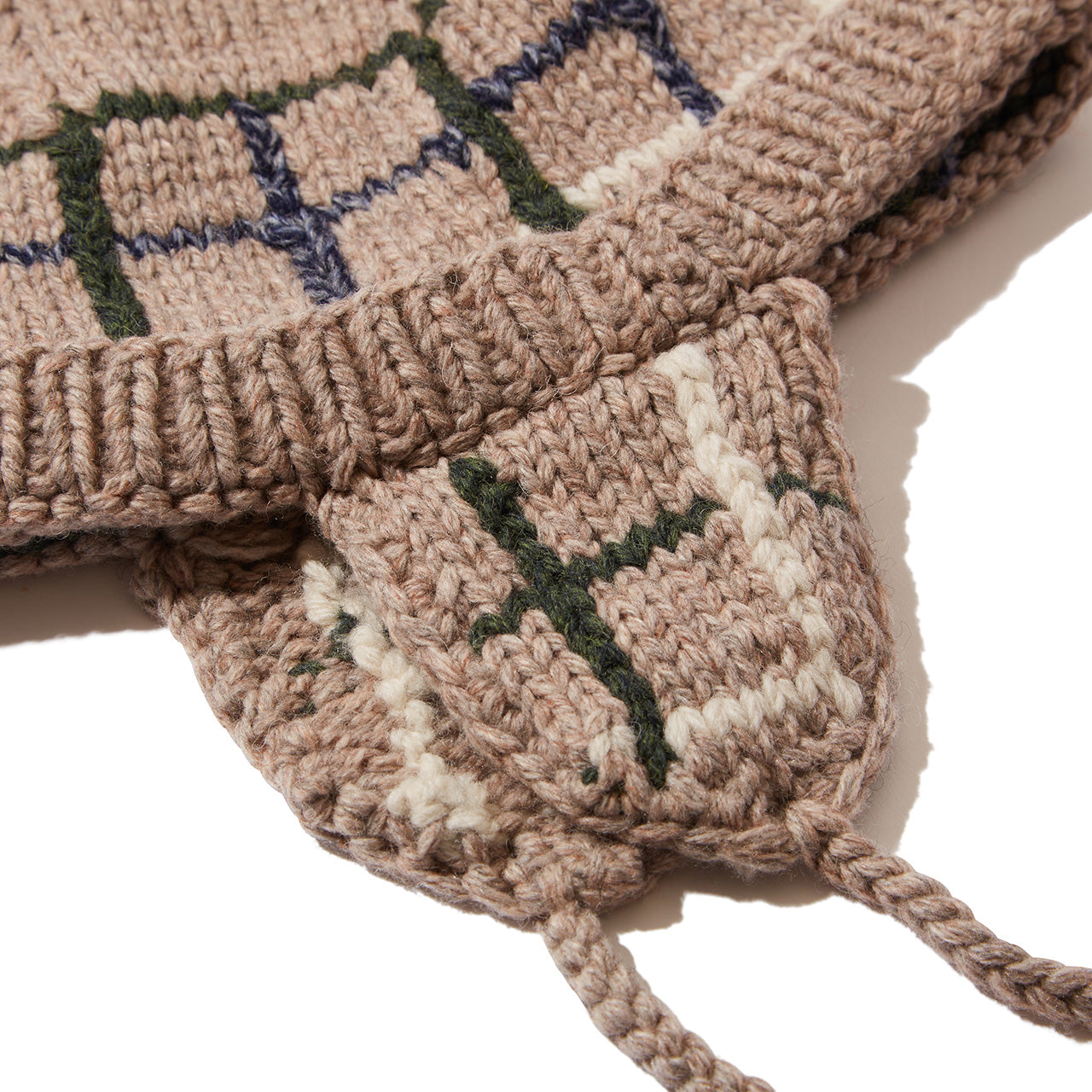 Diaspora skateboards Ear Flap Pom Pom Beanie Sand-WORM TOKYO-WORM TOKYO WEB STORE-100% Authentic Sneakers