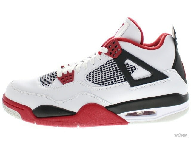 【US9】 AIR JORDAN 4 RETRO FIRE RED 308497-110 【DS】