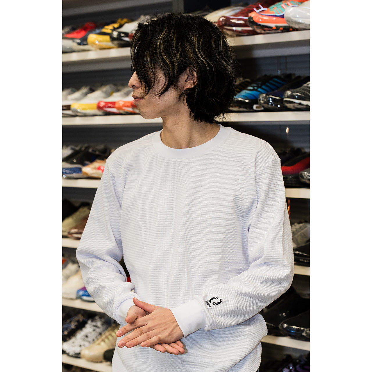 WORM 8bit Logo L/S Thermal White XXL