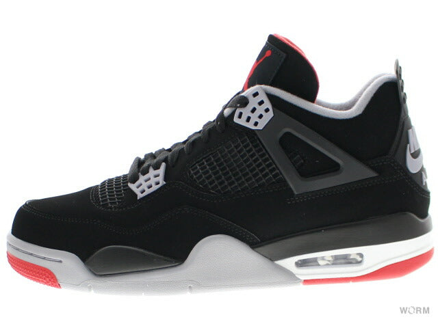 【US8.5】 AIR JORDAN 4 RETRO BRED 308497-060 【DS】