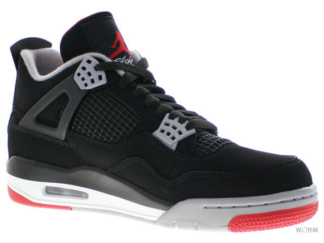 【US8.5】 AIR JORDAN 4 RETRO BRED 308497-060 【DS】