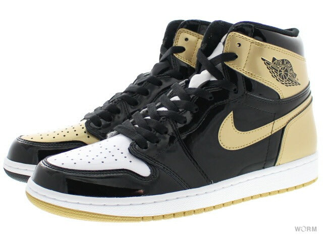 【US12】 AIR JORDAN 1 RETRO HIGH OG NRG GOLD TOP 3 861428-001 【DS】