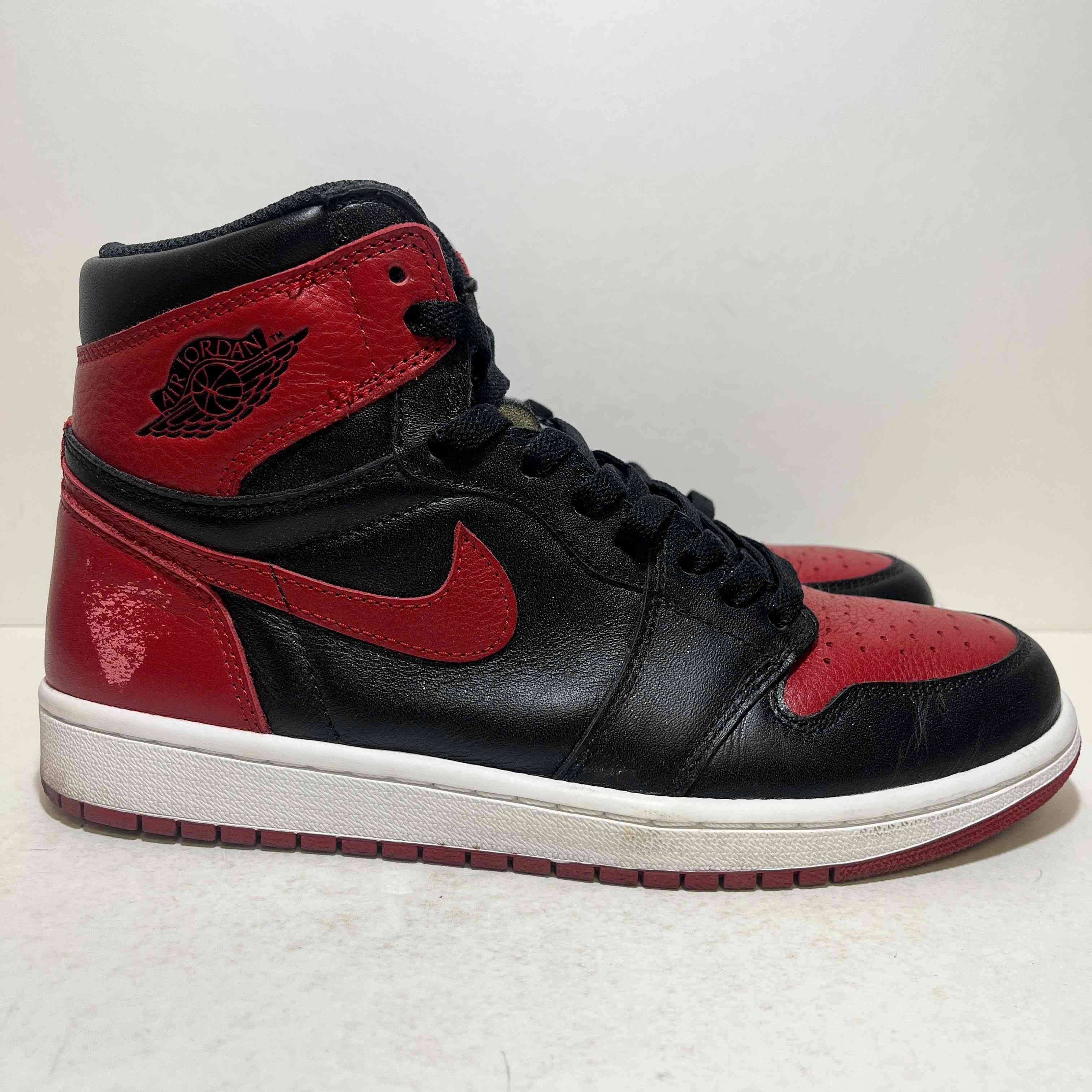 [US8.5] AIR JORDAN 1 RETRO HIGH OG Bred Banned 555088-001 [USED]