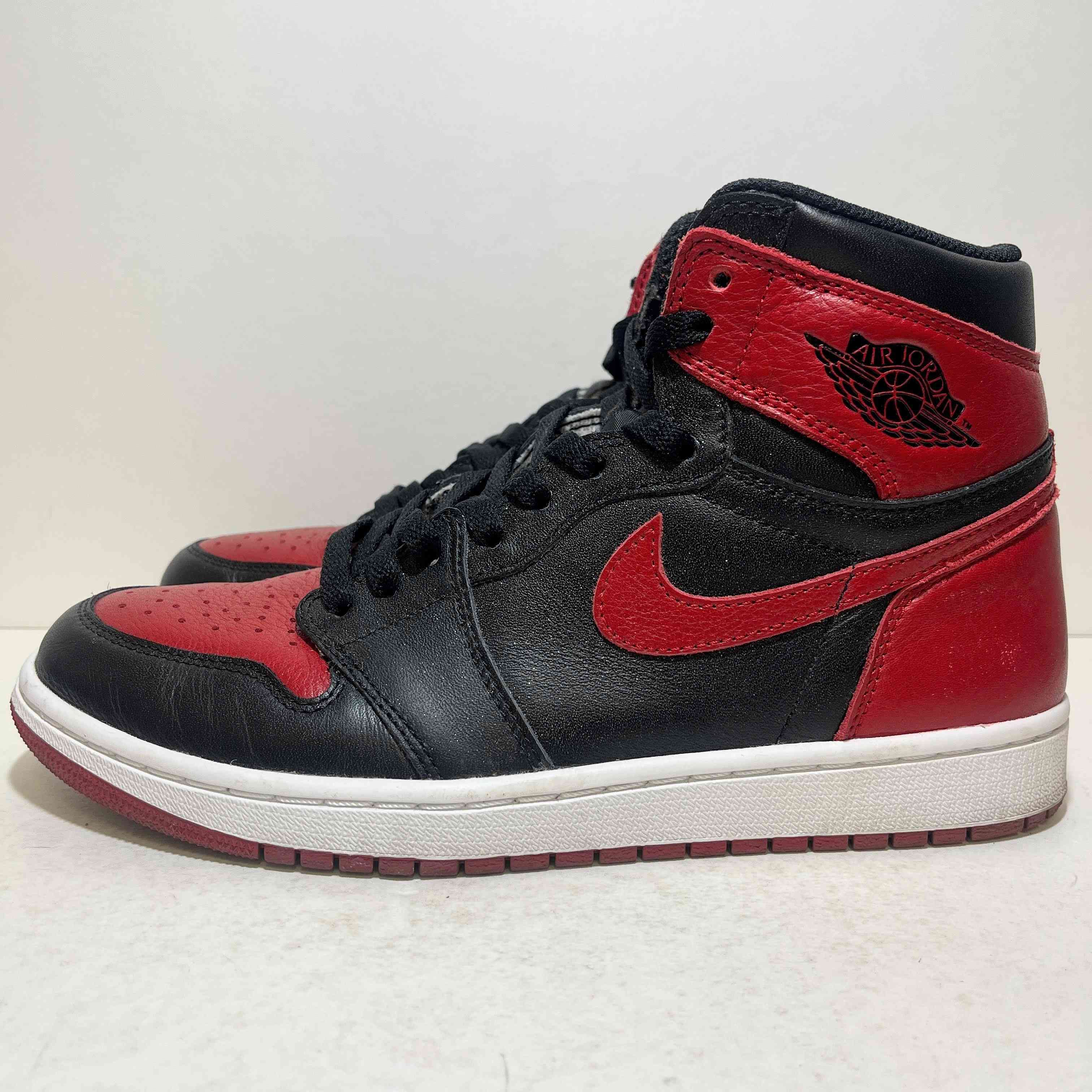 [US8.5] AIR JORDAN 1 RETRO HIGH OG Bred Banned 555088-001 [USED]