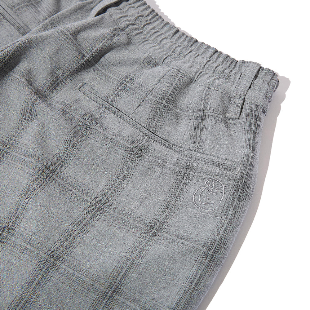 Diaspora skateboards 25SS Backroom Slacks Grey(Plaid) XL