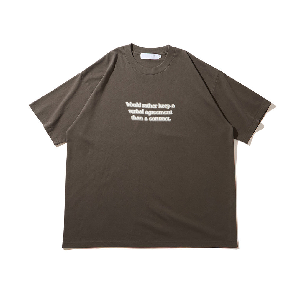 Diaspora skateboards Contract Tee Graphite L