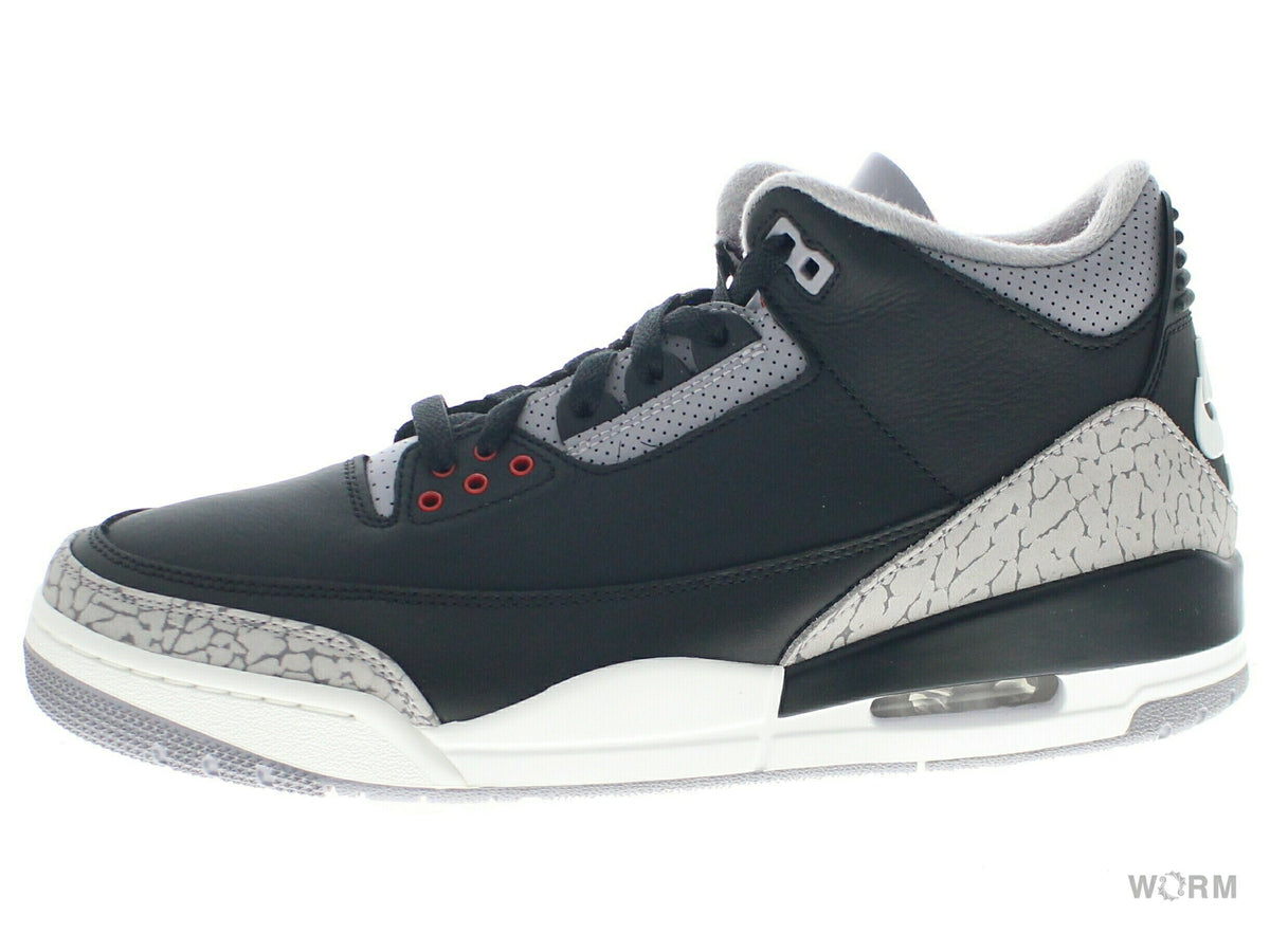 【US8】 AIR JORDAN 3 RETRO BLACK CEMENT 2024 DN3707-010  【DS】