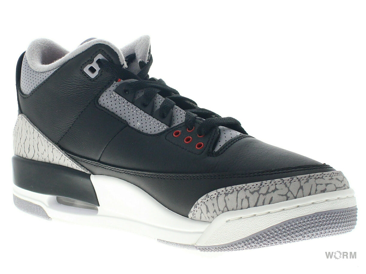 【US8】 AIR JORDAN 3 RETRO BLACK CEMENT 2024 DN3707-010  【DS】