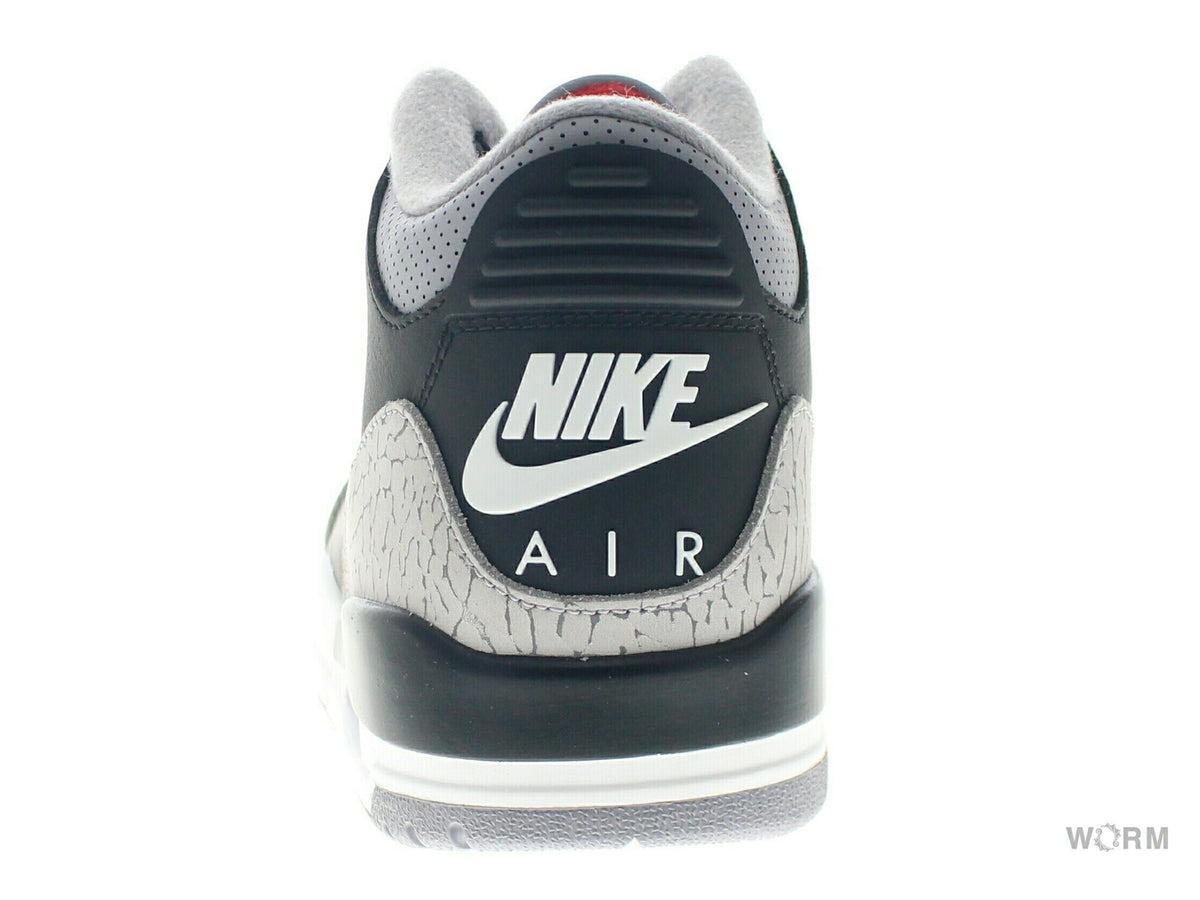 【US9.5】 AIR JORDAN 3 RETRO BLACK CEMENT 2024 DN3707-010  【DS】