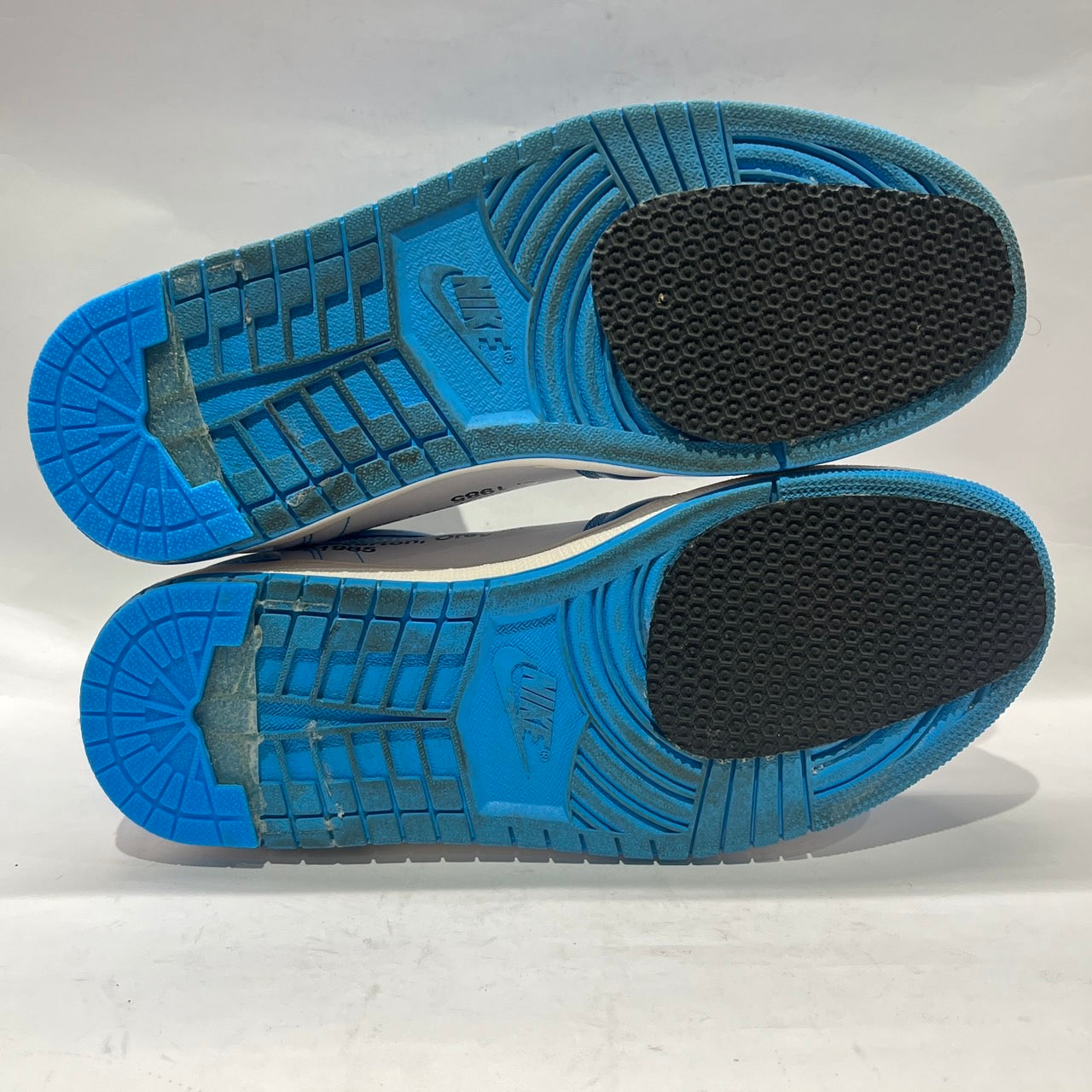 【US9】 NIKE AIR JORDAN 1 X OFF WHITE NRG UNC AQ0818-148 【USED】