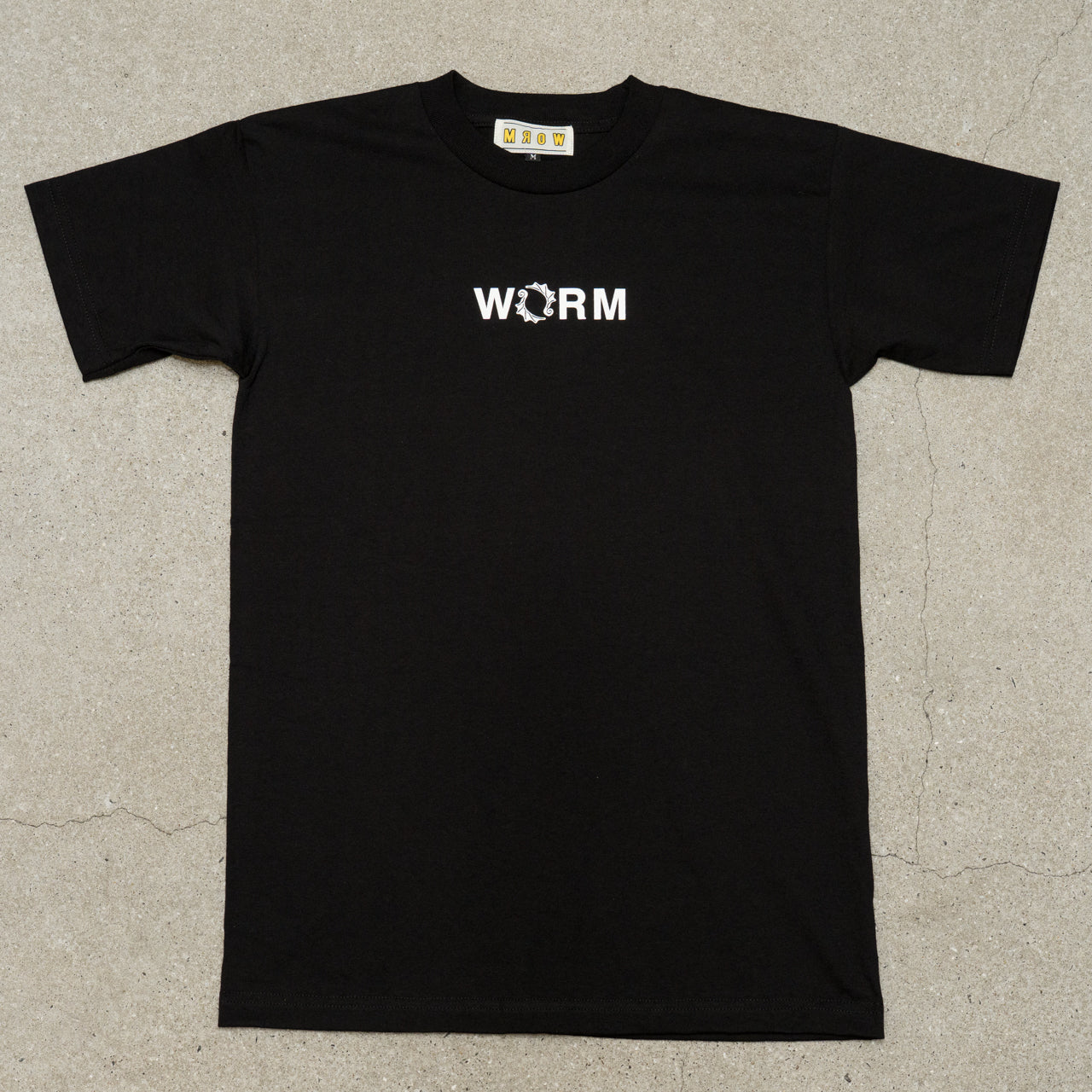 WORM T-shirt Small Logo Black XL